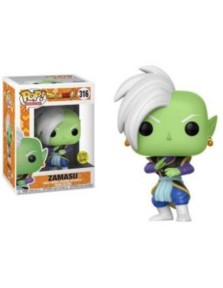 FUNKO POP DRAGON BALL SUPER ZAMASU GLOW IN THE DARK BRILLO EN LA OSCURIDAD EXCLUSIVO Nº316 -CAJA ORIGINAL-